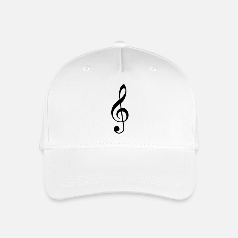 trebble Schlüssel - Kinder Bio Basecap - Weiß