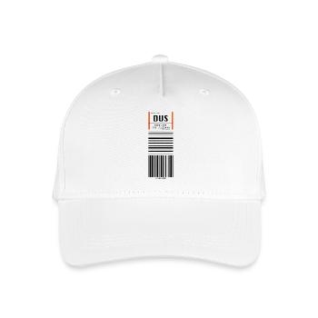 Flughafen Düsseldorf DUS - Kinder Bio Basecap - Weiß - Vorne