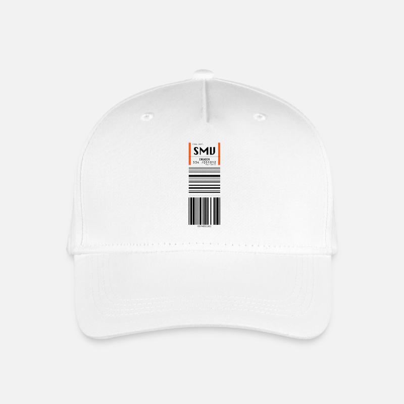 Flughafen Engadin Samedan - Kinder Bio Basecap - Weiß
