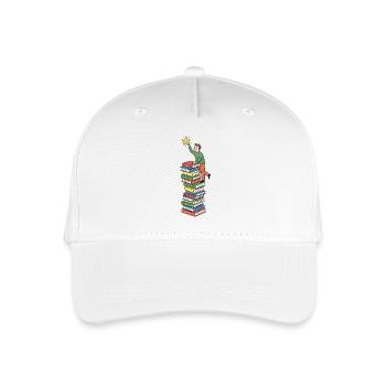 Étoile au sommet des livres - Casquette de baseball bio Enfant - blanc - Devant