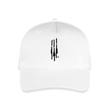 3 Personen - Kinder Bio Basecap - Weiß - Vorne