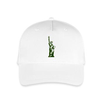 freiheitsstatue - Kinder Bio Basecap - Weiß - Vorne
