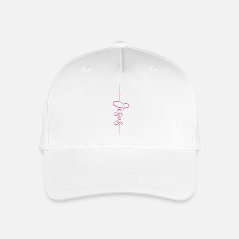 Jesus - Kinder Bio Basecap - Weiß