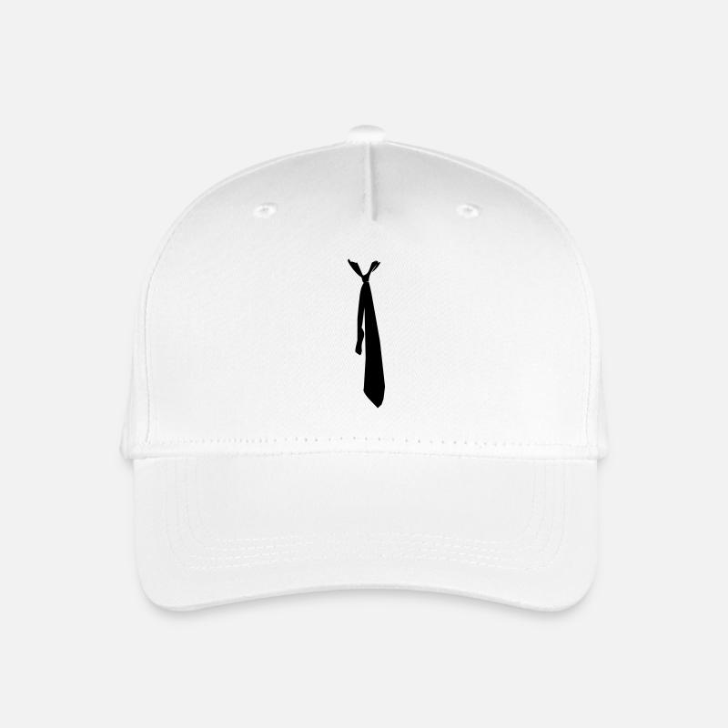 Schlips - Krawatte - Kinder Bio Basecap - Weiß