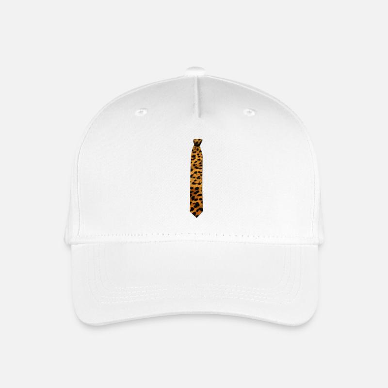 Tie Leopard fur - Kinder Bio Basecap - Weiß