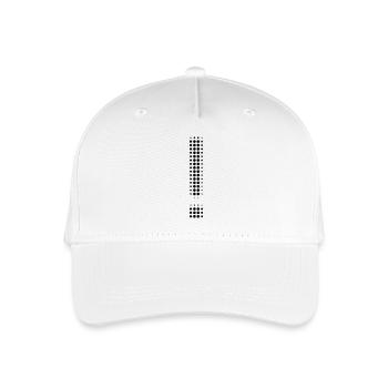 Ausrufezeichen - Kinder Bio Basecap - Weiß - Vorne