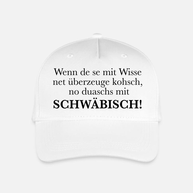 Schwäbisch - Kinder Bio Basecap - Weiß