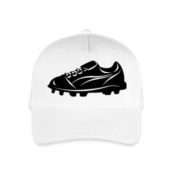 football boot - Organic Kids’ Baseball Cap - white - Front