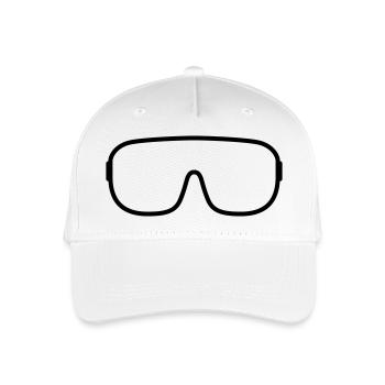 Goggles Ski Goggles Icon Outline - Organic Kids’ Baseball Cap - white - Front