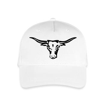 texas longhorn exit-shirt - Organic Kids’ Baseball Cap - white - Front