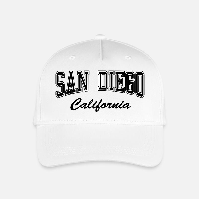 San Diego California - Kinder Bio Basecap - Weiß
