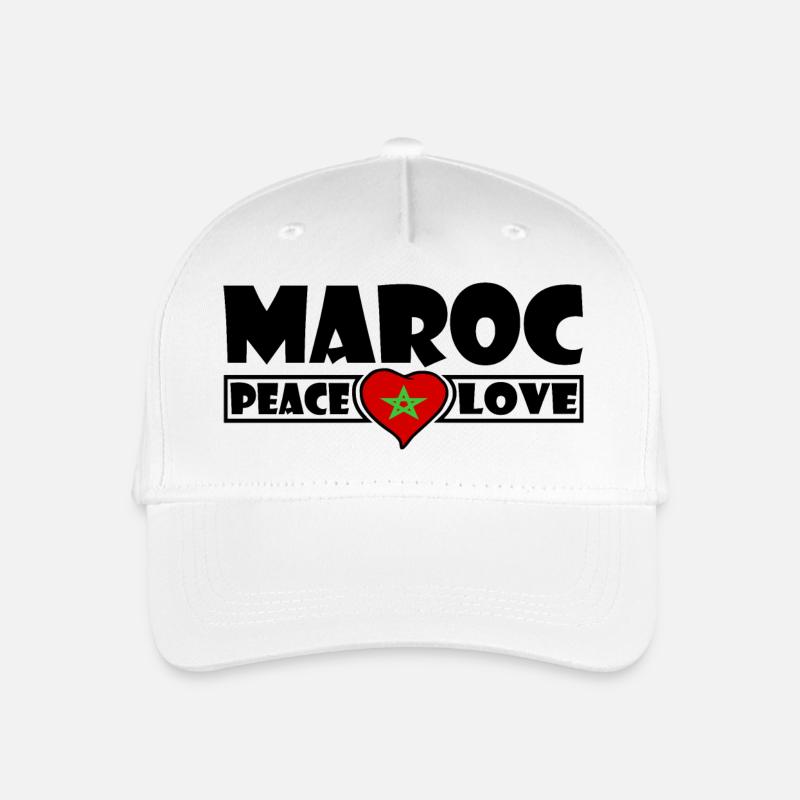 Morocco - Organic Kids’ Baseball Cap - white