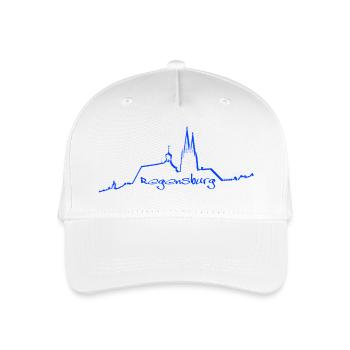 Ratisbonne Sky line bleu - Casquette de baseball bio Enfant - blanc - Devant