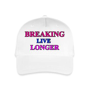 Breaking - dance - Organic Kids’ Baseball Cap - white - Front