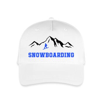 Planche à neige - Casquette de baseball bio Enfant - blanc - Devant