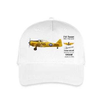 T-6 Texan - Organic Kids’ Baseball Cap - white - Front