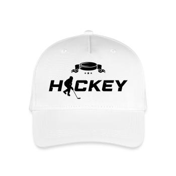 hockey - Organic Kids’ Baseball Cap - white - Front