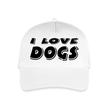 canine - Casquette de baseball bio Enfant - blanc - Devant