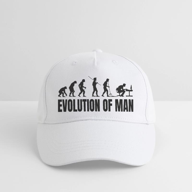 Programmierer Computerfreak Evolution Kinder Bio Basecap