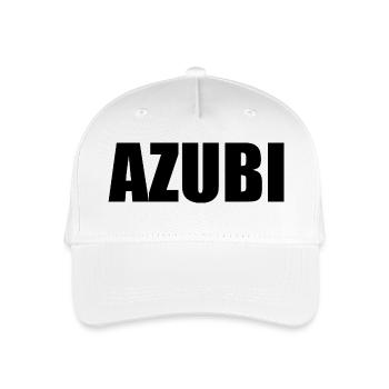 Azubi - Kinder Bio Basecap - Weiß - Vorne