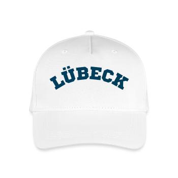 Lübeck - Kinder Bio Basecap - Weiß - Vorne