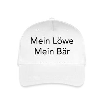 My lion - Organic Kids’ Baseball Cap - white - Front