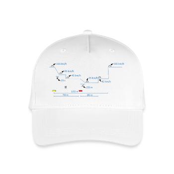 PZB ÜF: Obere Zugart (DE) - Kinder Bio Basecap - Weiß - Vorne