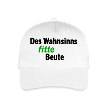 Insanely fit prey - Organic Kids’ Baseball Cap - white - Front