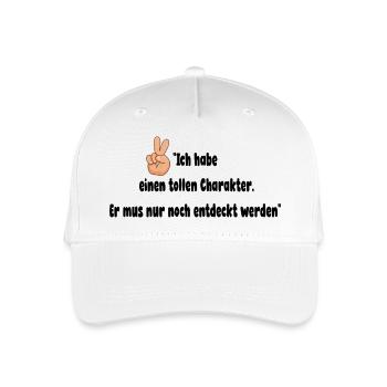 Great character - Organic Kids’ Baseball Cap - white - Front