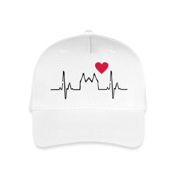 Lübeck - Kinder Bio Basecap - Weiß - Vorne