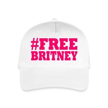 Free britney - Organic Kids’ Baseball Cap - white - Front