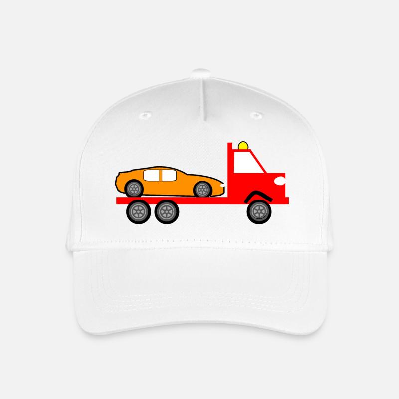 Truck - Kinder Bio Basecap - Weiß