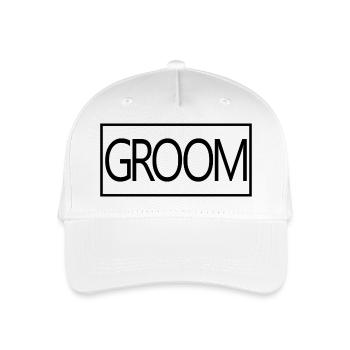 Groom - Husband To Be Wedding Party Engagement - Organic Kids’ Baseball Cap - white - Front