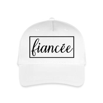 Fiancée Matching Engagement Wedding Honeymoon - Organic Kids’ Baseball Cap - white - Front