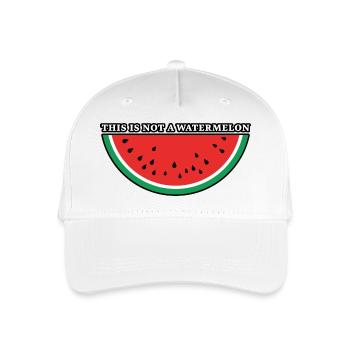 Das ist keine Wassermelone - Kinder Bio Basecap - Weiß - Vorne