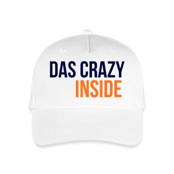 GIUDAN Jugendwort 25 Collection: Das Crazy Inside - Kinder Bio Basecap - Weiß - Vorne
