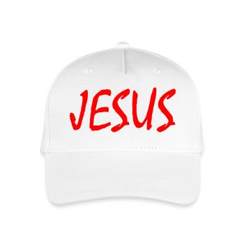 Jesus - Kinder Bio Basecap - Weiß - Vorne