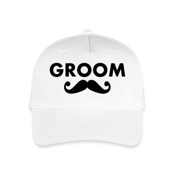 Groom - Casquette de baseball bio Enfant - blanc - Devant