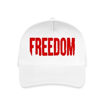Freedom - Organic Kids’ Baseball Cap - white - Front