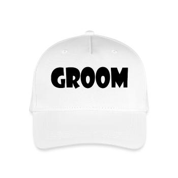 Groom - Casquette de baseball bio Enfant - blanc - Devant
