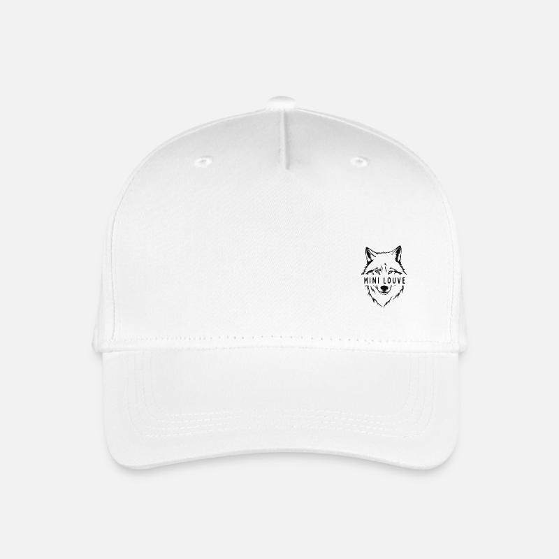 Kleiner Wolf - Kinder Bio Basecap - Weiß