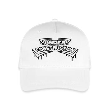 Under Construction - Casquette de baseball bio Enfant - blanc - Devant