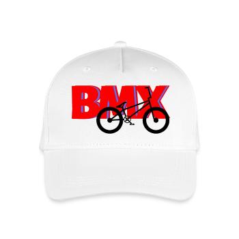 Chemise BMX Streetwear – Style Urbain - Casquette de baseball bio Enfant - blanc - Devant