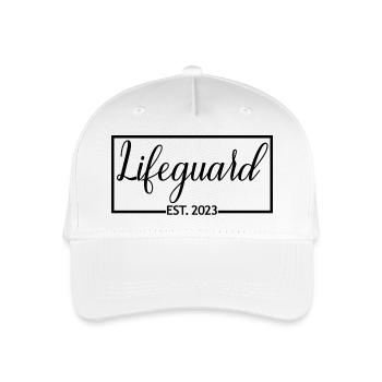 Lifeguard Est. 2023 Graduated Lifeguard Student - Organic Kids’ Baseball Cap - white - Front