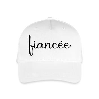 Fiancée Matching Engagement Wedding Honeymoon - Organic Kids’ Baseball Cap - white - Front