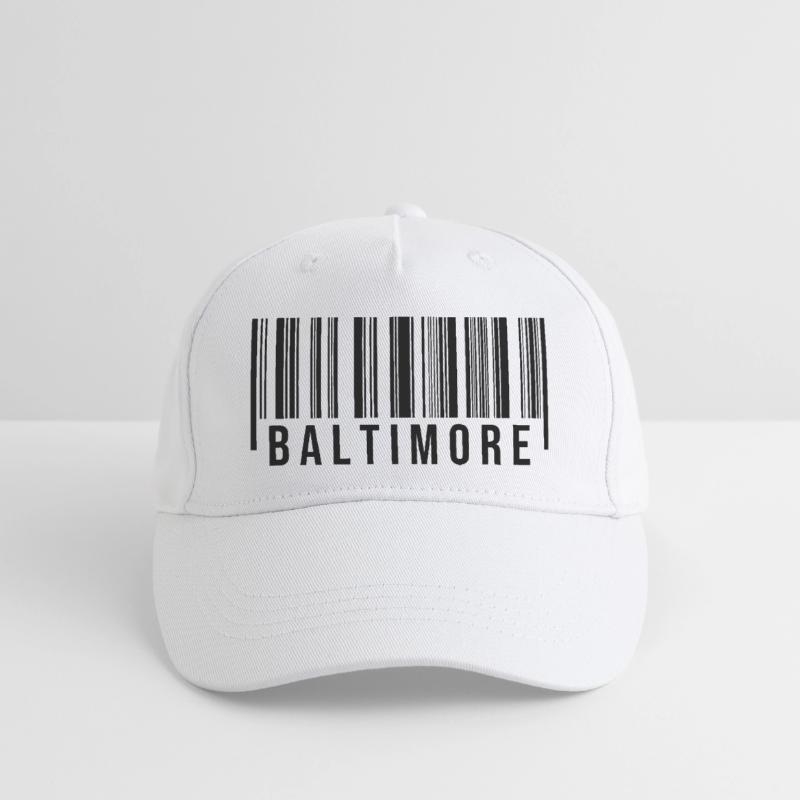 Baltimore Strichcode Kinder Bio Basecap