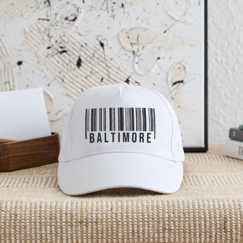 Baltimore Strichcode Kinder Bio Basecap
