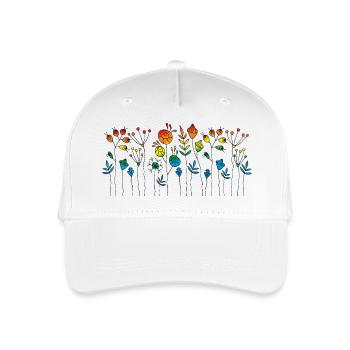 Fleur - Casquette de baseball bio Enfant - blanc - Devant