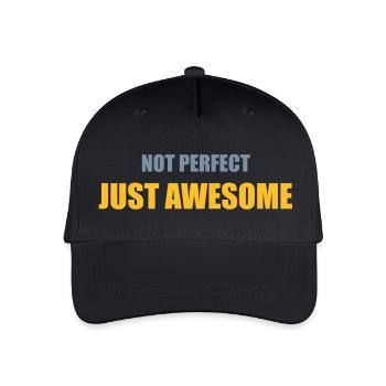 awesome - Kinder Bio Basecap - Schwarz - Vorne