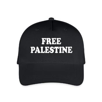 Free palestine - Kinder Bio Basecap - Schwarz - Vorne